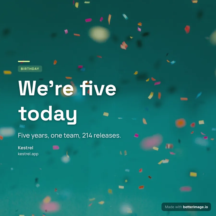 Birthday post at 1080 by 1080, Square post