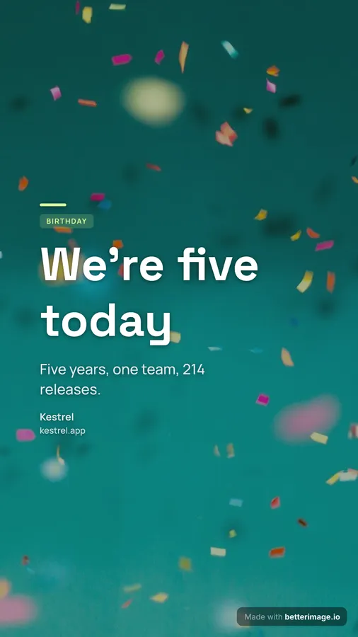 Birthday post at 1080 by 1920, Story