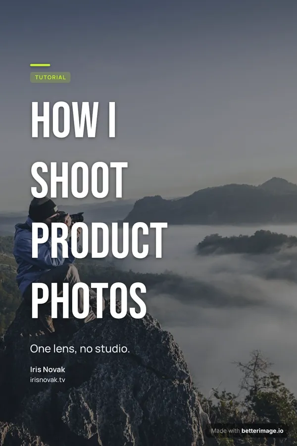 Photo tutorial thumbnail at 1000 by 1500, Pinterest pin