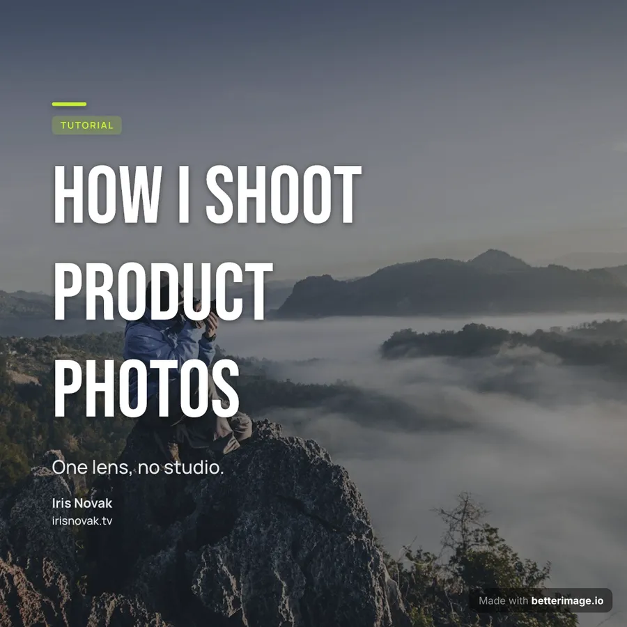 Photo tutorial thumbnail at 1080 by 1080, Square post