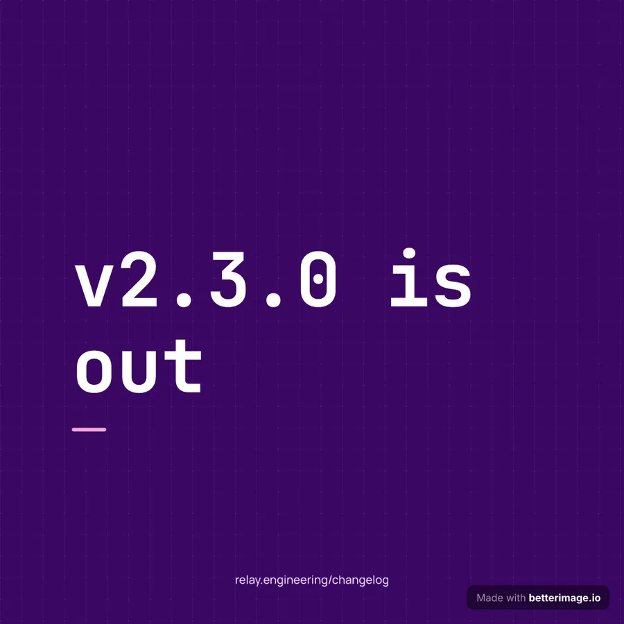 Changelog line at 1080 by 1080, Square post
