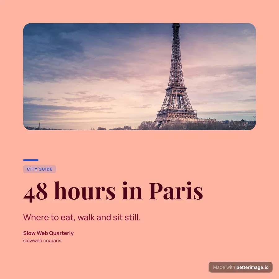 City guide at 1080 by 1080, Square post