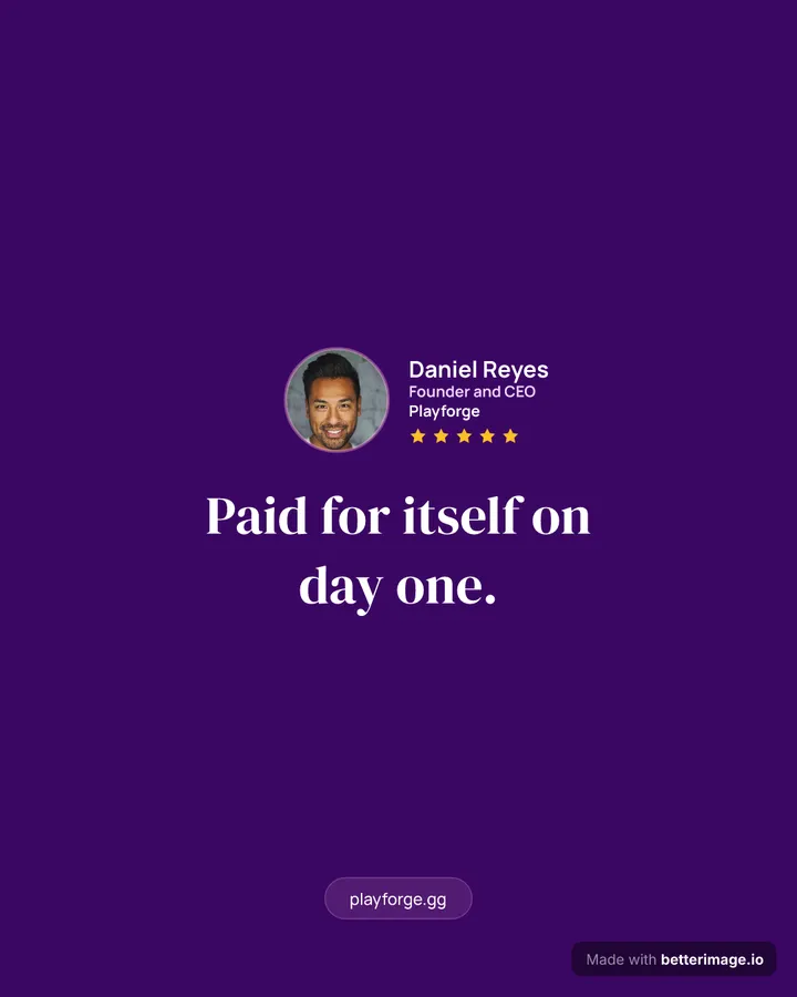 Founder review at 1080 by 1350, Portrait post