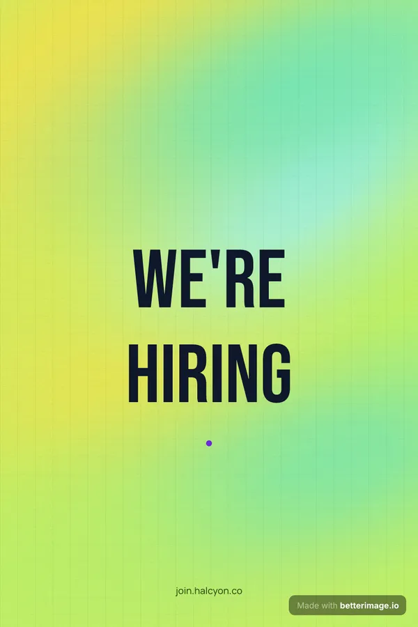 We're hiring at 1000 by 1500, Pinterest pin