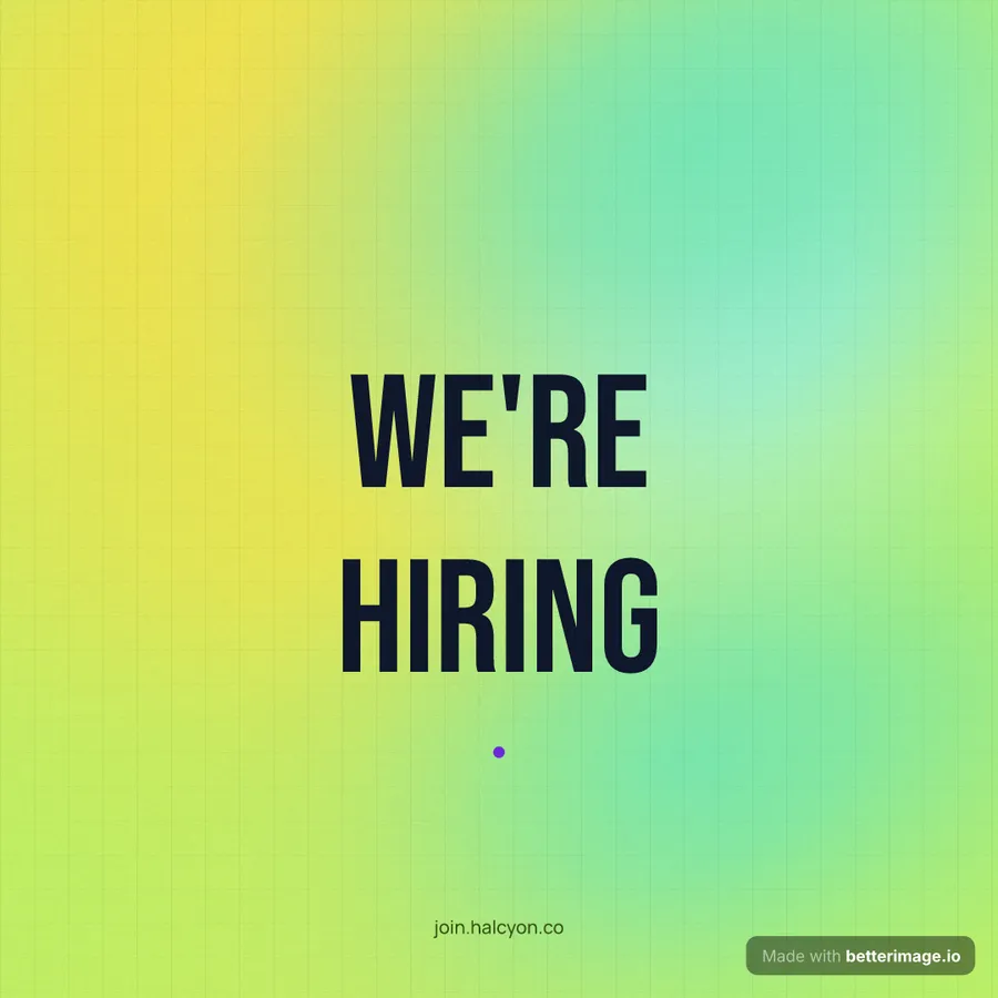 We're hiring at 1080 by 1080, Square post
