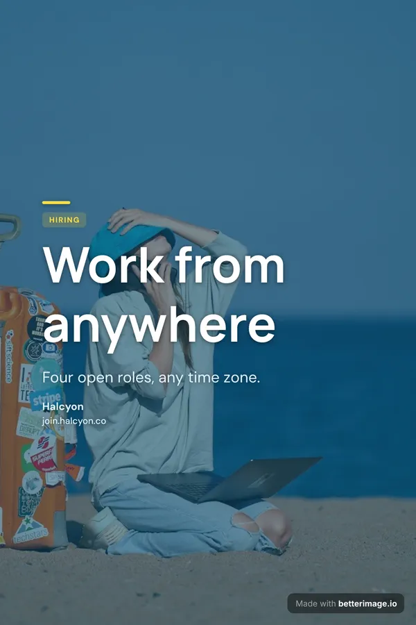 Remote hiring at 1000 by 1500, Pinterest pin
