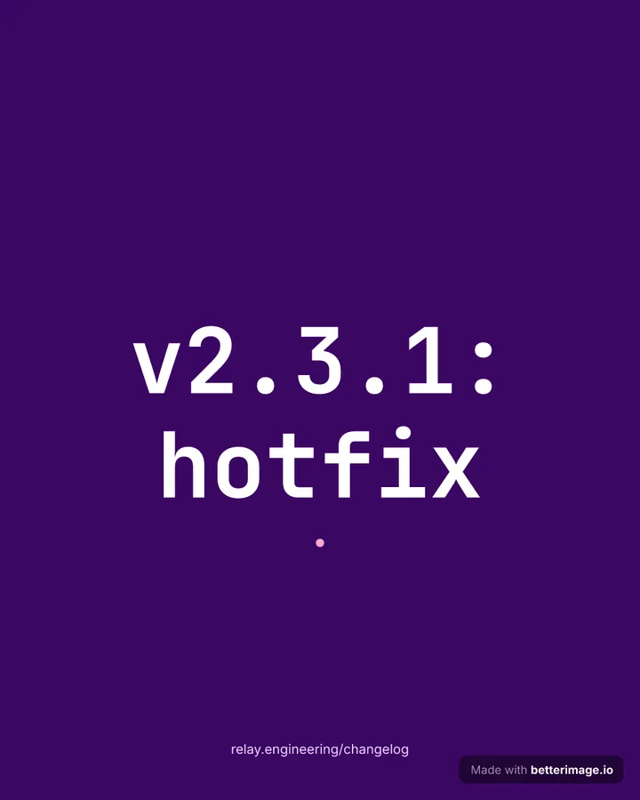 Hotfix line at 1080 by 1350, Portrait post