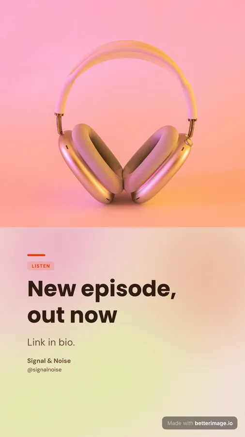 New episode post at 1080 by 1920, Story