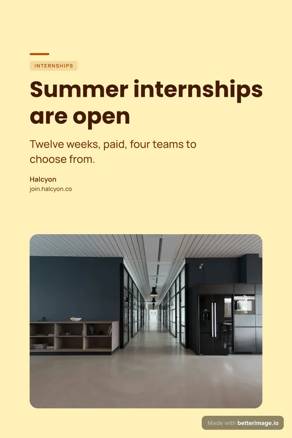 Internships open at 1000 by 1500, Pinterest pin