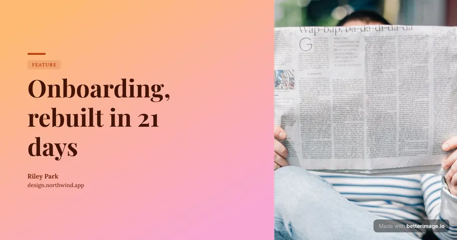 Long-read article at 1200 by 630, Open Graph