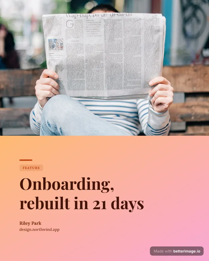 Long-read article at 1080 by 1350, Portrait post