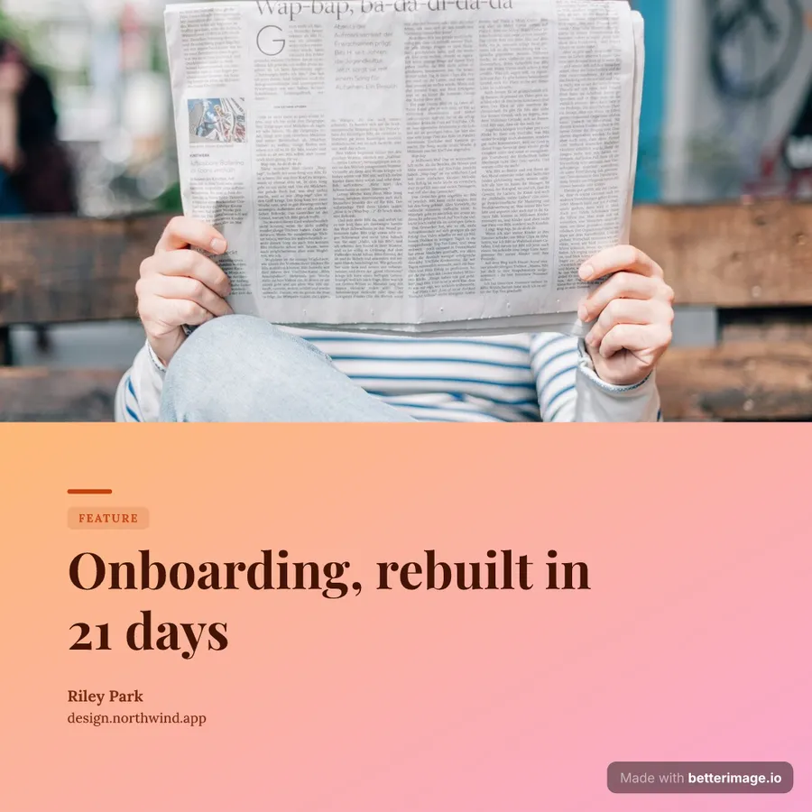 Long-read article at 1080 by 1080, Square post