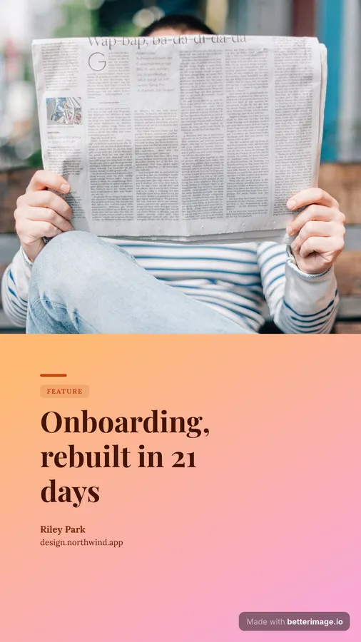 Long-read article at 1080 by 1920, Story