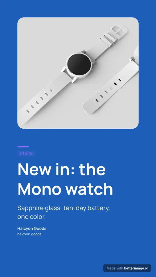 New in at 1080 by 1920, Story