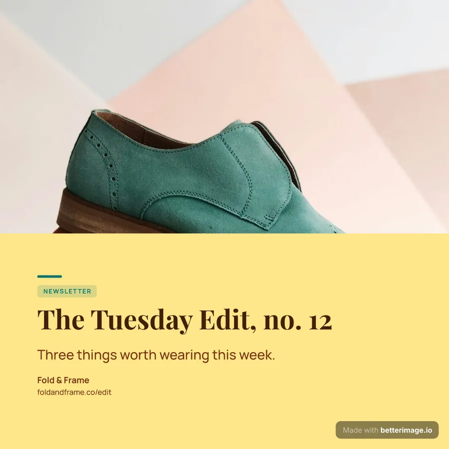 Tuesday edit at 1080 by 1080, Square post