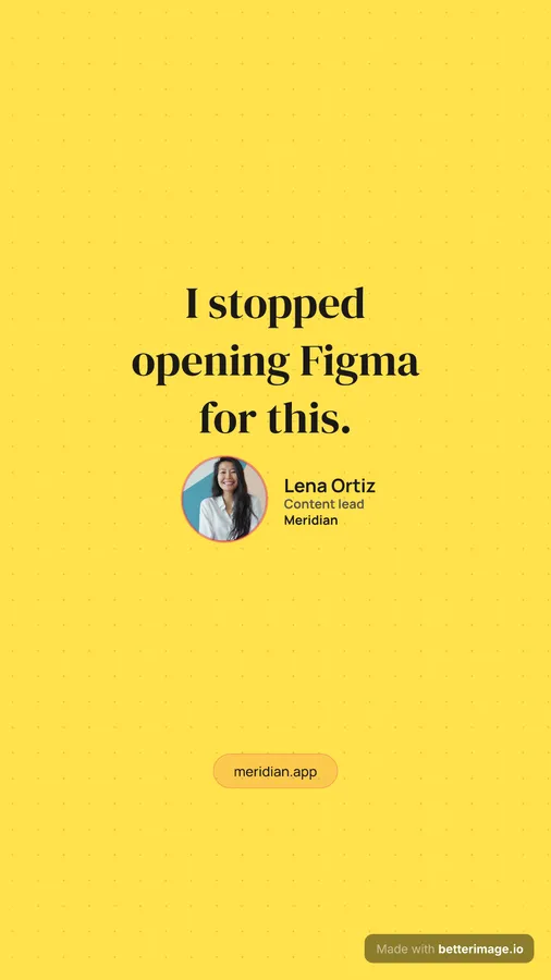 Sticky-note testimonial at 1080 by 1920, Story