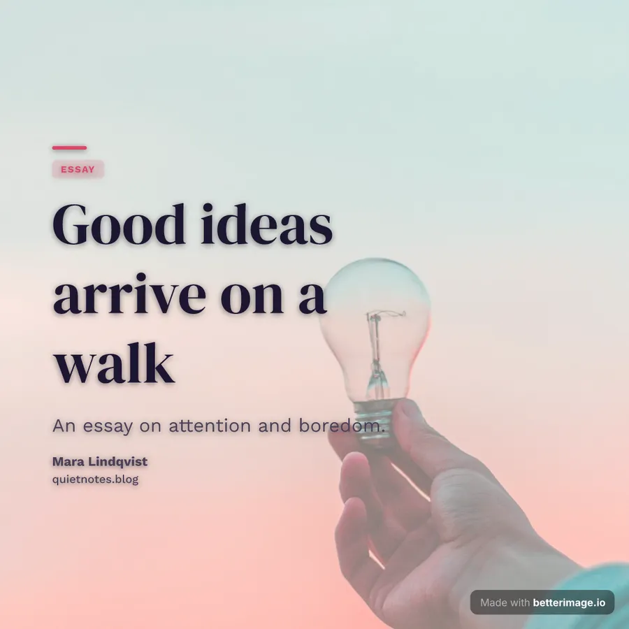 Ideas essay at 1080 by 1080, Square post
