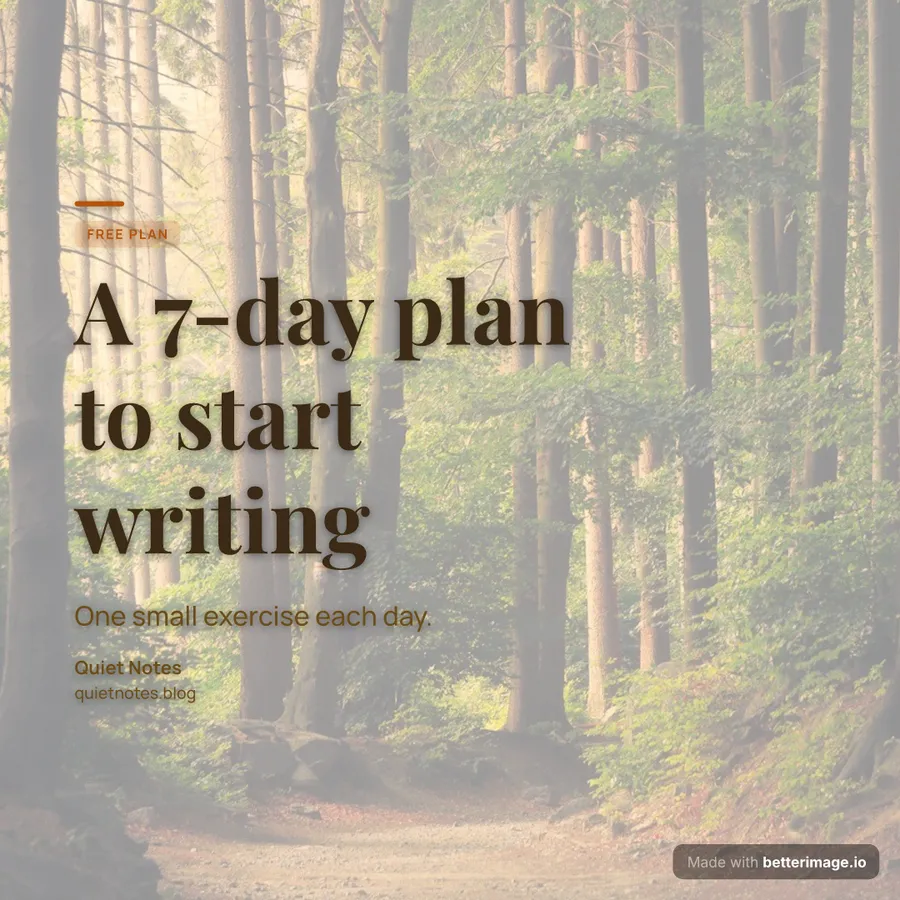 Writing plan pin at 1080 by 1080, Square post