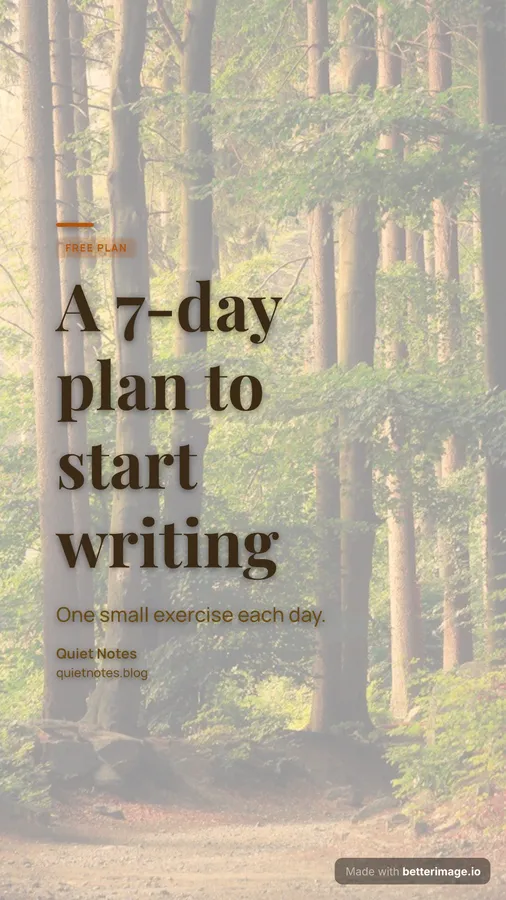 Writing plan pin at 1080 by 1920, Story