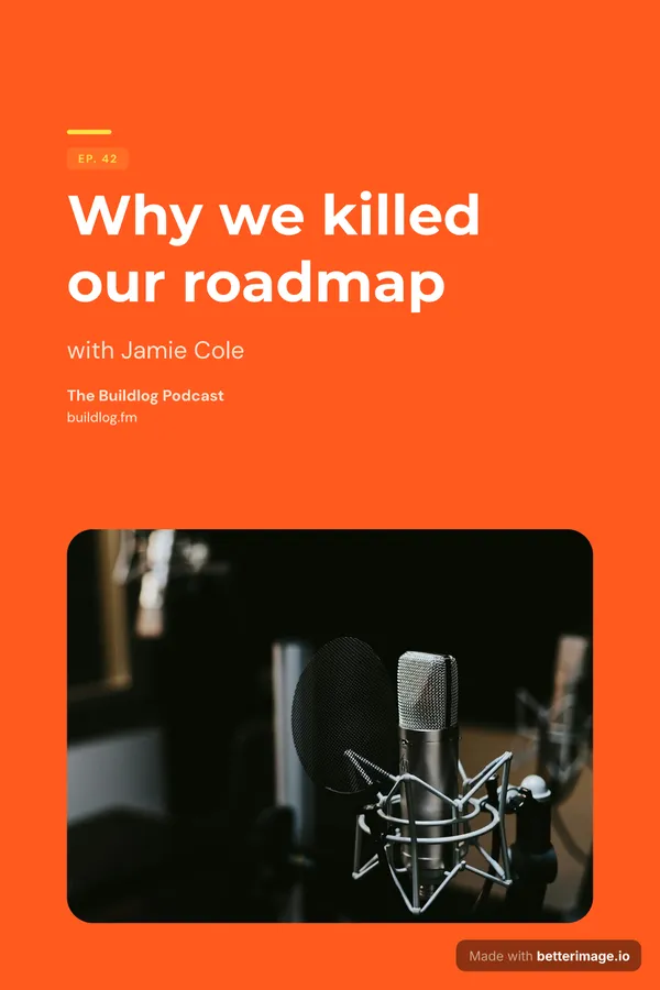 Podcast episode at 1000 by 1500, Pinterest pin