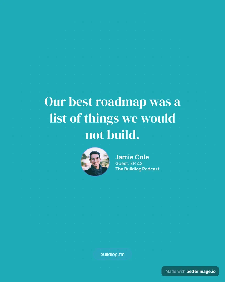 Podcast guest quote at 1080 by 1350, Portrait post