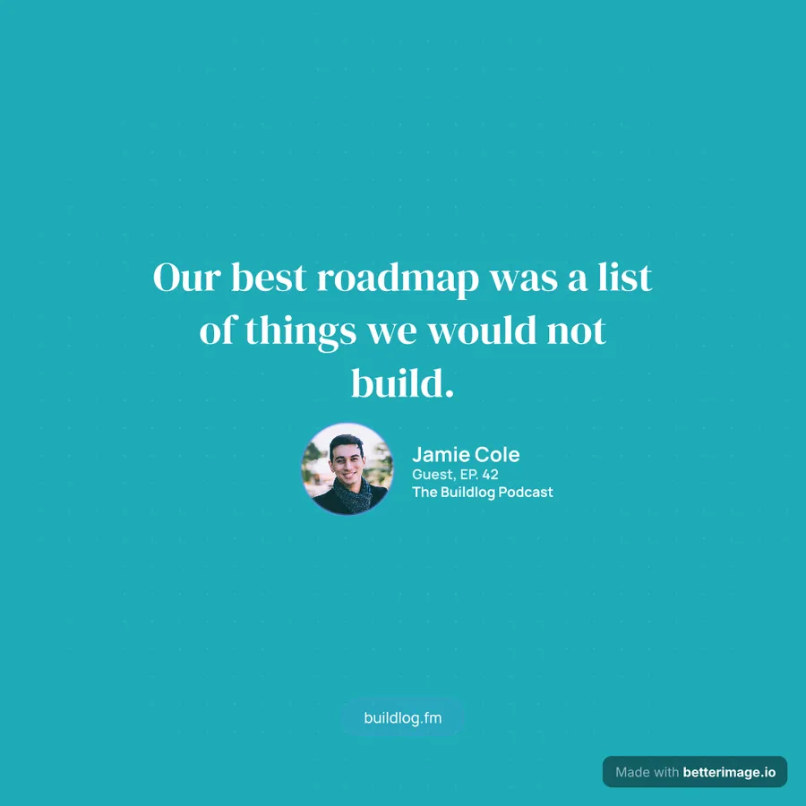 Podcast guest quote at 1080 by 1080, Square post