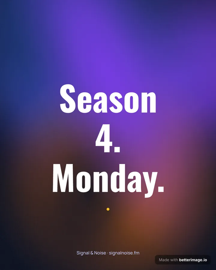 Podcast season at 1080 by 1350, Portrait post