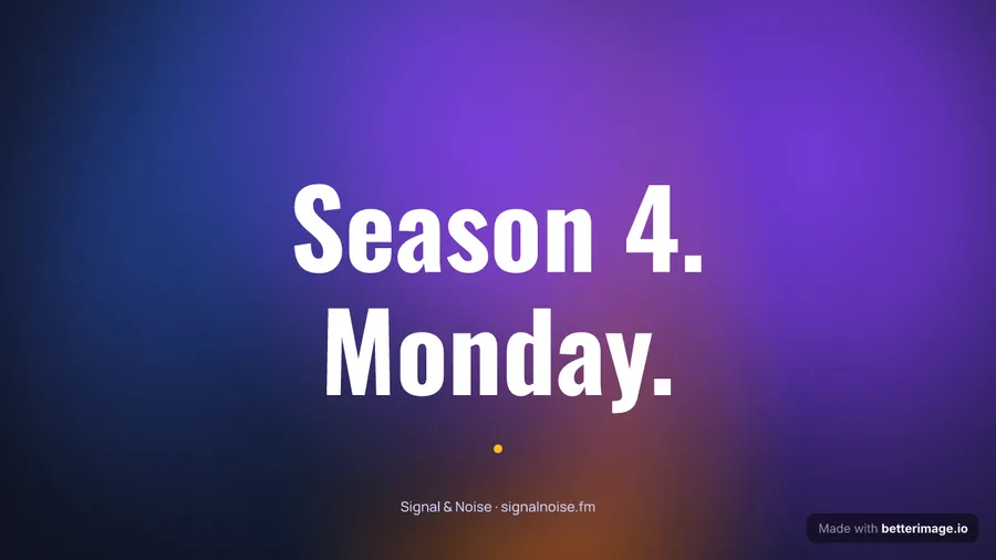 Podcast season at 1280 by 720, YouTube thumbnail