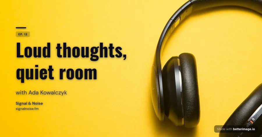 Yellow podcast at 1200 by 630, Open Graph
