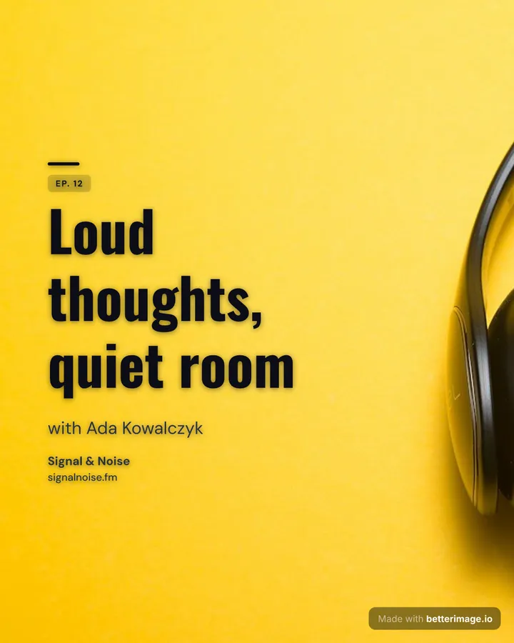 Yellow podcast at 1080 by 1350, Portrait post