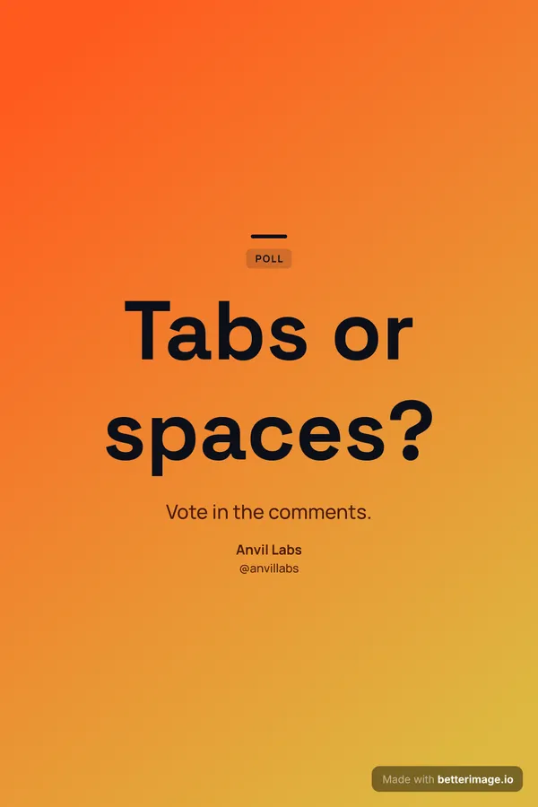 Poll post at 1000 by 1500, Pinterest pin