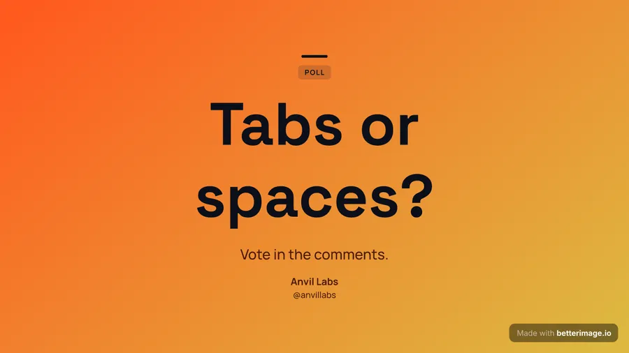 Poll post at 1280 by 720, YouTube thumbnail