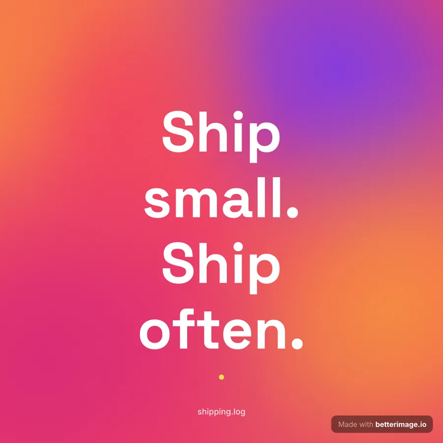 Bold quote card at 1080 by 1080, Square post