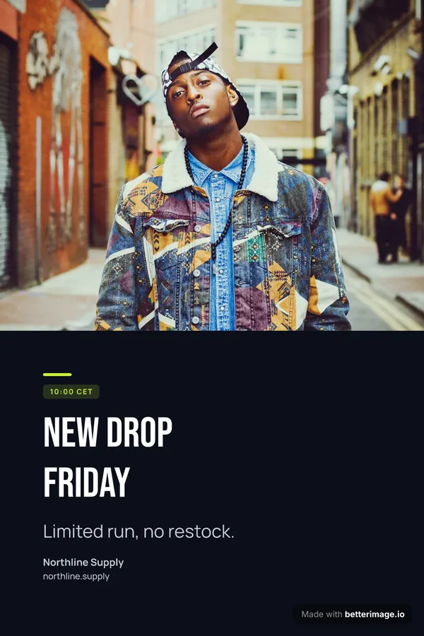 Product drop story at 1000 by 1500, Pinterest pin