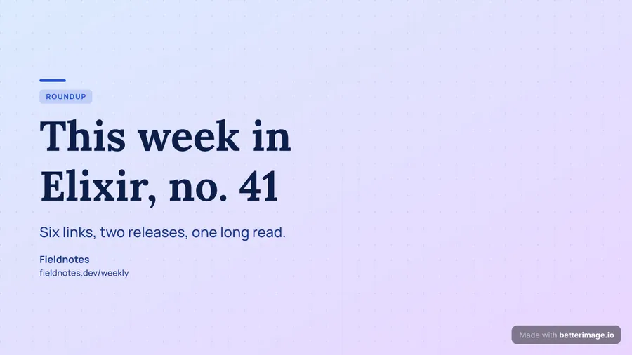 Weekly roundup at 1280 by 720, YouTube thumbnail