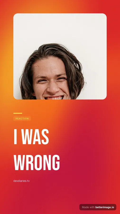 Reaction thumbnail at 1080 by 1920, Story