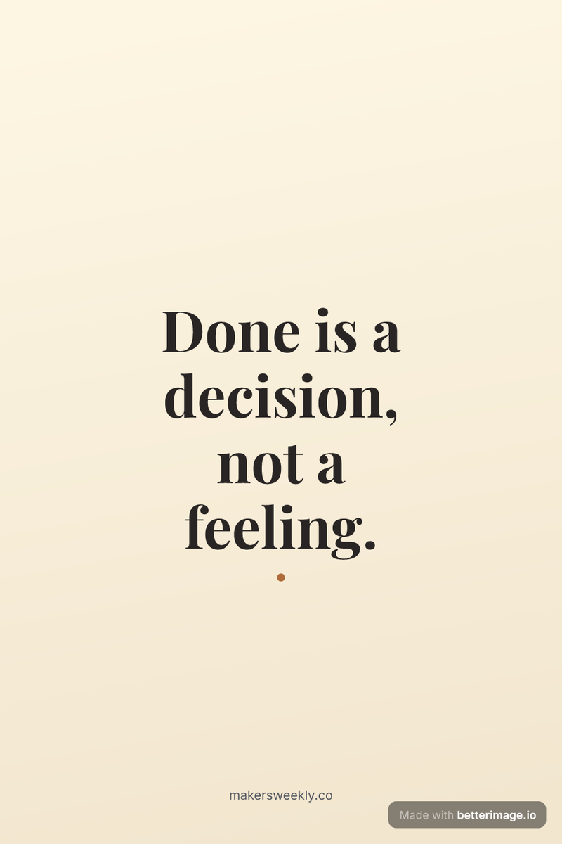 Vertical Pinterest quote pin with a serif line on soft ivory