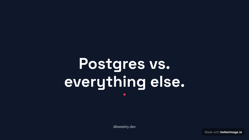 YouTube thumbnail with one huge comparison headline on dark navy